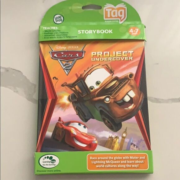 🎉1 hr sale 🎉Pixar Cars 2 book - Picture 1 of 8